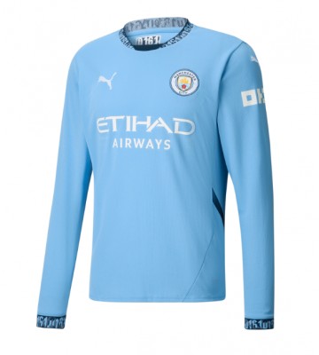 Manchester City Replika Hjemmebanetrøje 2024-25 Langærmet
